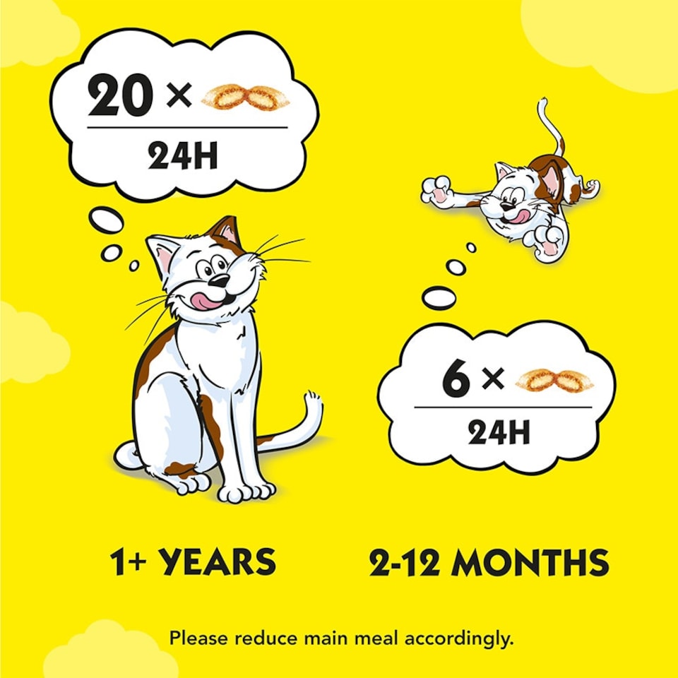 image 1 of Dreamies Cat Treat Biscuits with Chicken 60g - Pack of 8