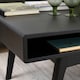 image 4 of Marte Coffee Table with Open Shelf in Black