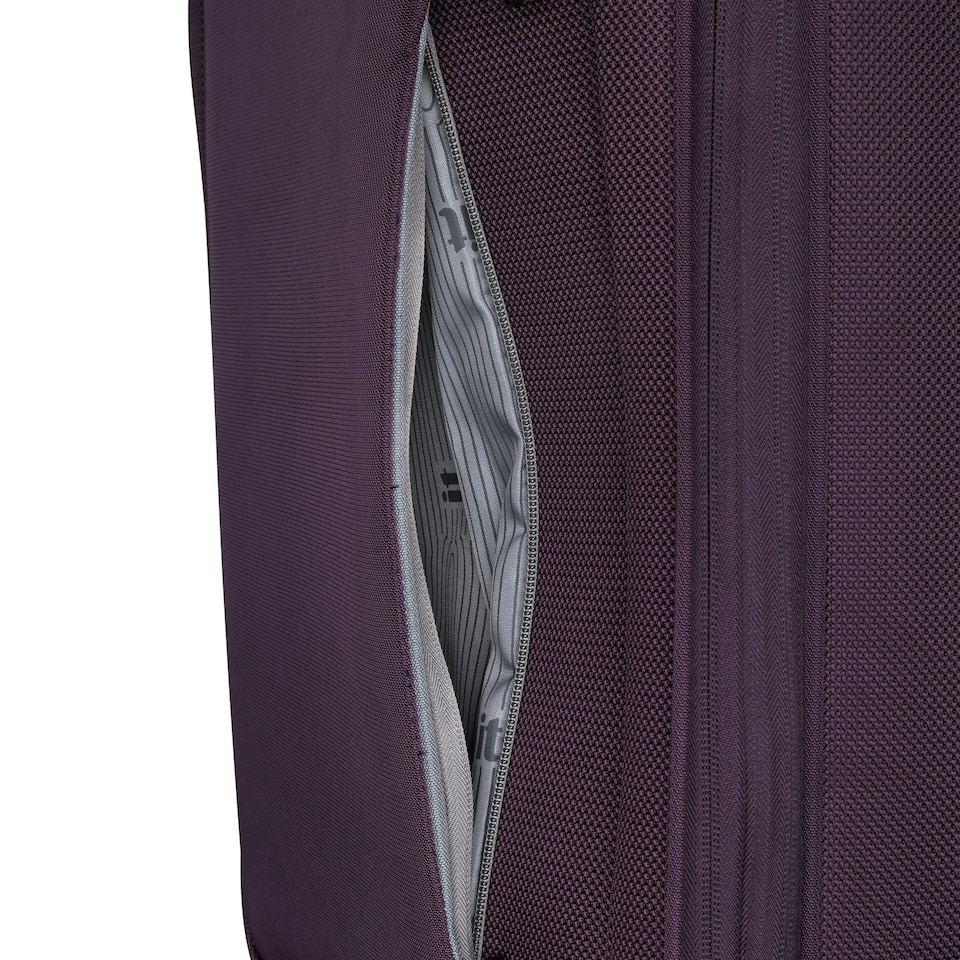 image 1 of IT Luggage Teleported Plum Perfect Expandable 3pc Suitcase Set with TSA Lock Purple