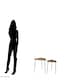 image 2 of Interiors by Premier Stylish Set Of 2 Nesting Side Tables, Functional Small Table For Livingroom, Versatile Side Table By Couch Brown