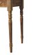 image 7 of Artisan Furniture Solid Wood Oakish Turned Leg Writing Desk