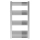 image 1 of Straight Heated Towel Rail Radiator, 403W, 600 x 1100mm, Chrome | Silver | Chrome