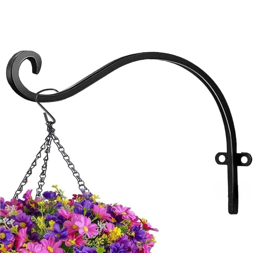 image 1 of Marco Paul Black 11" Hanging Basket Hook