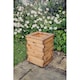 image 3 of Multi Pack of 2 - Valley Tall Square Planter - Timber - L39 x W39 x H52 cm - Garden Trough - Fully Assembled | Brown