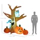 image 5 of HOMCOM 240cm Large Halloween Scary Lighting Inflatable Tree Ghost 3 Pumpkins Owl 4 LED Indoor Outdoor Holiday Decoration