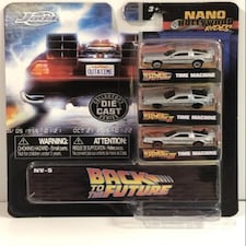 Back to the Future Nano Hollywood Rides 3 Pack NV-5 Jada 31583