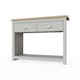 image 1 of Lisbon 2 Drawer Console Table Grey & Oak