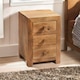image 5 of Kaylin Light Mango 3 Drawer Bedside Cabinet Brown