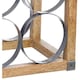 image 7 of KitchenCraft Wine Rack Wood Metal 6 Bottle