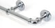image 3 of Lister Cartwright 25mm Chrome Industrial Pipe Extendable Curtain Pole Heavy Duty Metal Curtain Rod(120-320 cm)