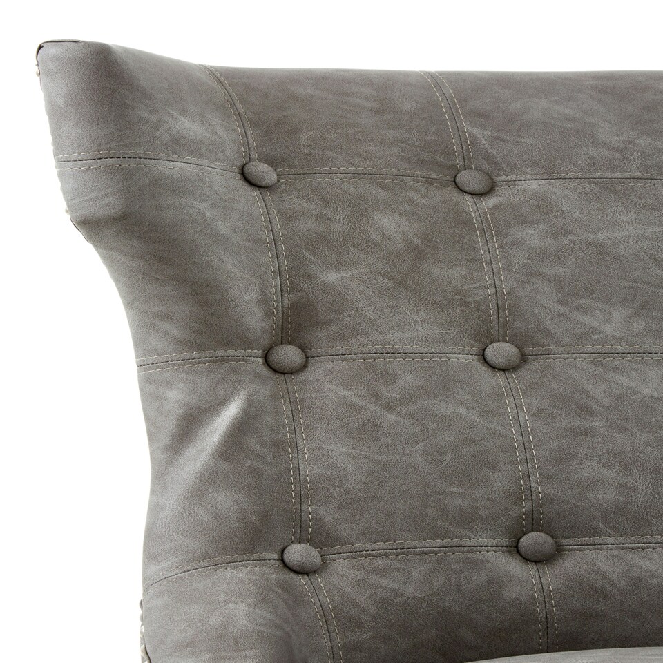 image 1 of Interiors by Premier Grey Velvet Chair, Enchanting Sleep Chair, Easy to Assemble Borg Chair, Comfy Dining Chair