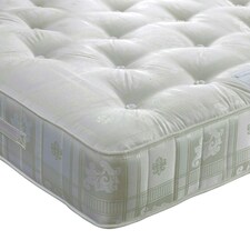 Majestic 1000 Pocket Sprung Charcoal Linen Divan Set And Pearl Headboard Single