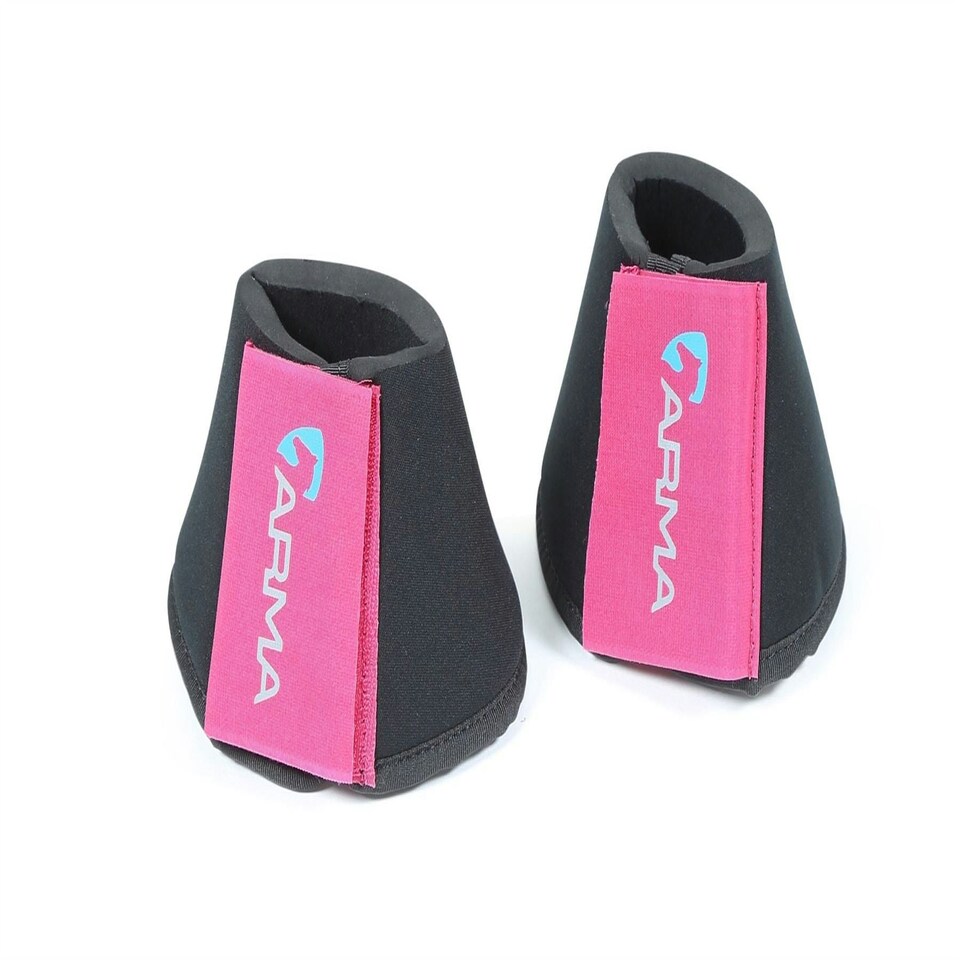 image 1 of Shires Arma Neoprene Over Reach Boots Green | Pony