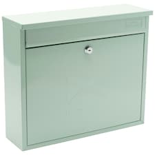 Burg-Wachter Elegance Wall Mounted Galvanised Stell Lockable Weatherproof Ppost Box - 36x31x11cm Green | Chartwell Green
