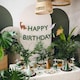 image 4 of Dinosaur Happy Birthday Banner Hanging Party Garland 3m