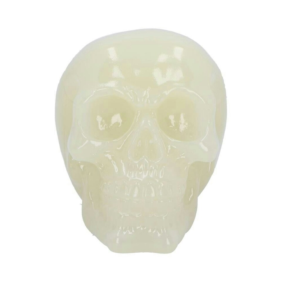 image 1 of Nemesis Now Skull Ornament Glow In The Dark 10cm