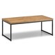 image 5 of Classic Oak Nesting Coffee Tables Brown
