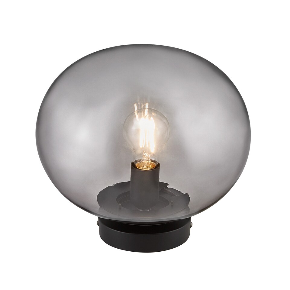 image 1 of Nordlux Alton Indoor Ceiling Light Black Glass E27 Hand Blown - Mains Powered, IP20