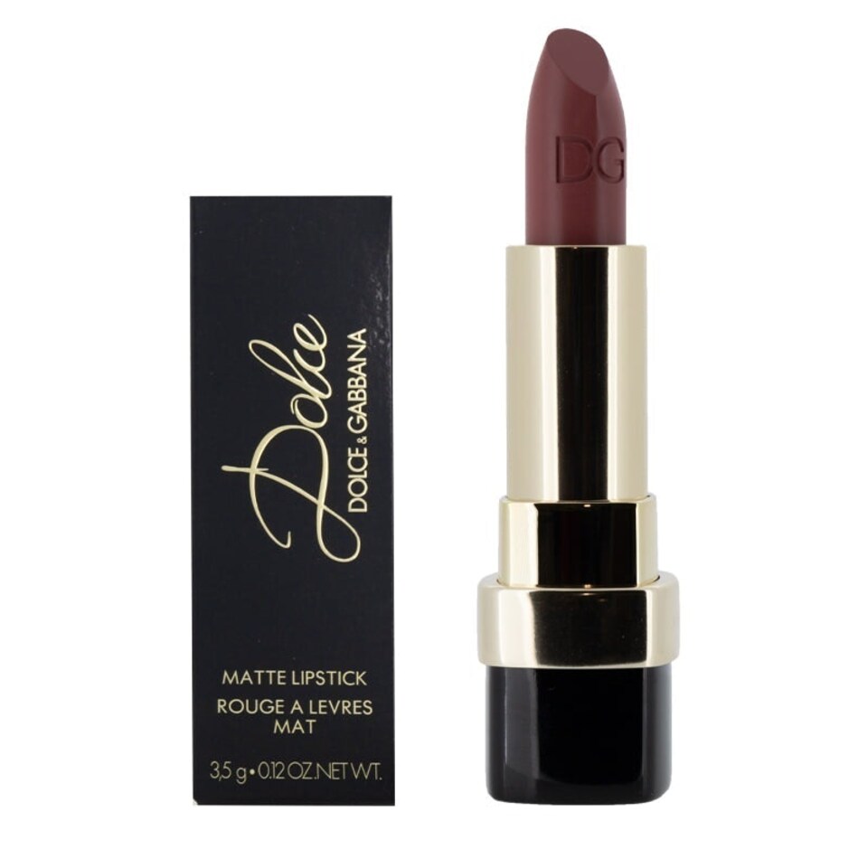 image 1 of Dolce & Gabbana Matte Neutral Pink Lipstick 142 Dolce Gentle Pink
