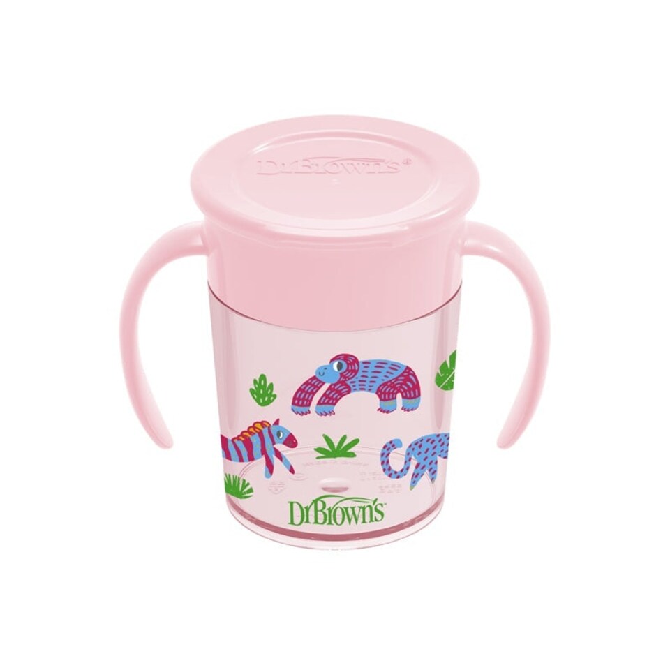 image 1 of Dr Brown's Milestones™ Cheers 360 Training Cup Pink 200ml