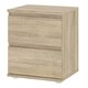 image 3 of Nova Bedside 2 Drawer in Oak