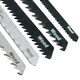 image 3 of 40pc T Shank Fitting Jigsaw Cutting Blades Set For Plastic Wood Metal HCS Blade