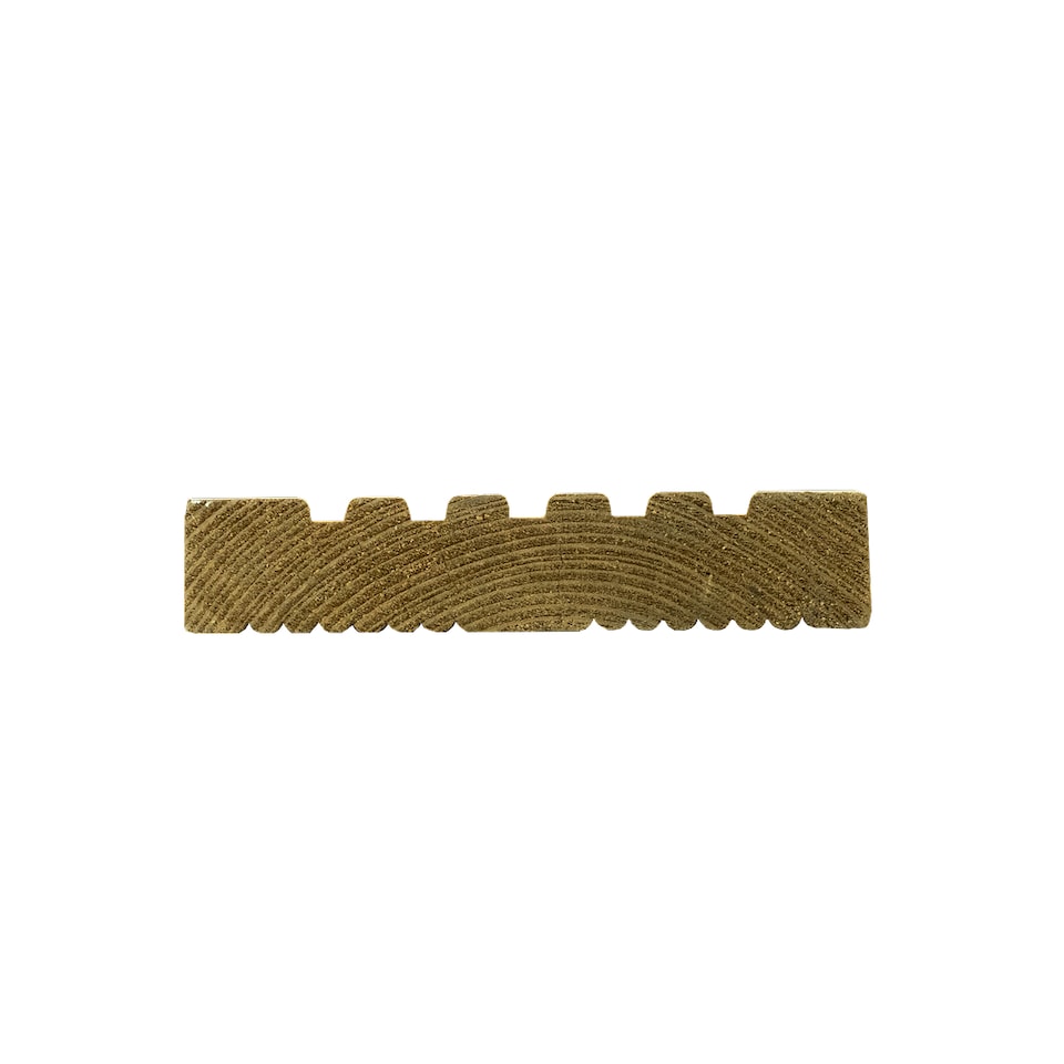 image 1 of Snowdon Timber Treated Reject Decking Board (T) 25mm (W) 120mm (L) 2.4m - Pack of 10