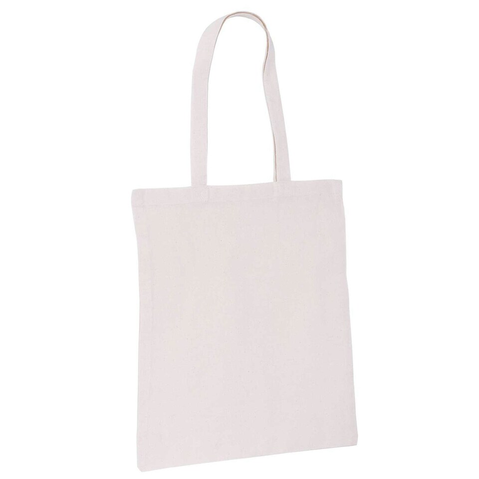 image 1 of The Printers Choice Cotton Tote Bag - Natural - One Size Cream