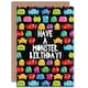 image 1 of Monster Birthday Kids Boys Cute Bright Greeting Card