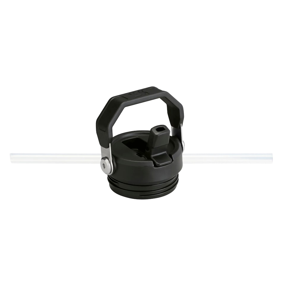 image 1 of IceFlow Bottle Flip Straw 1.06L Water Bottle | Black | Black | 1