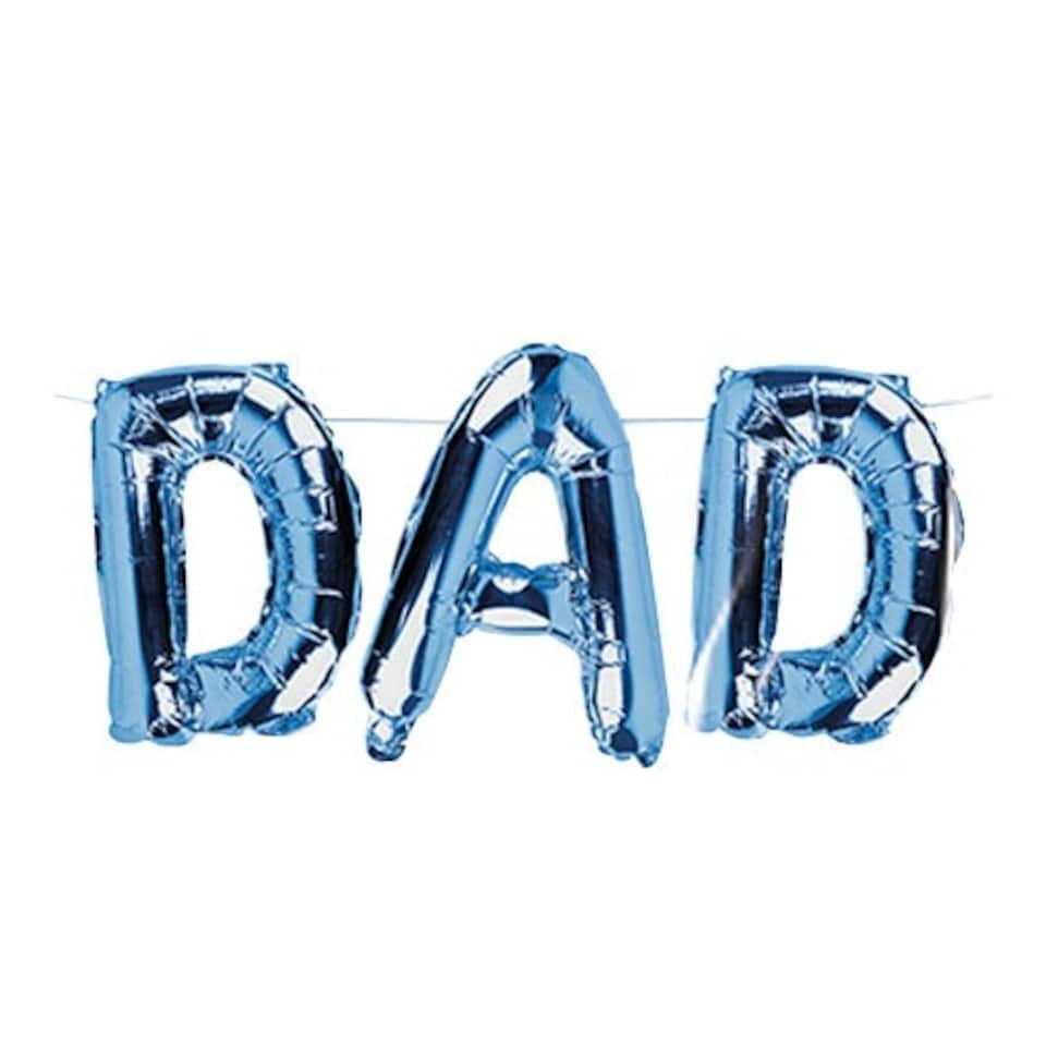 Blue Dad Air Fill Foil Balloon Kit 40cm