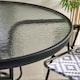 image 5 of OHS 6 Piece Patio Set Outdoor Table Chairs Parasol Garden Furniture