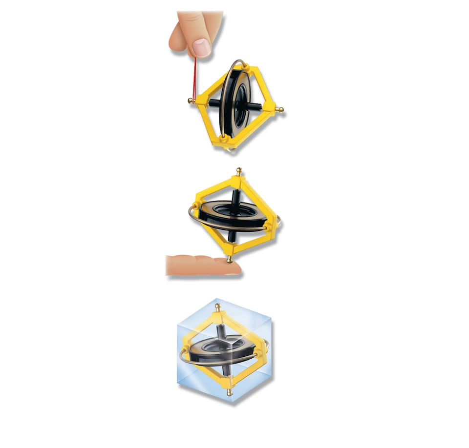 image 1 of Space Wonder Gyroscope - Red