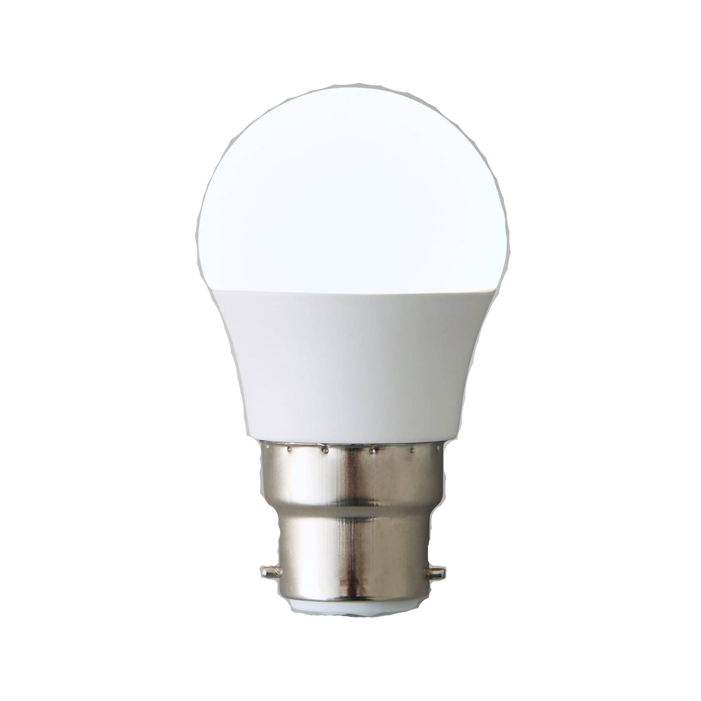 ValueLights B22 Pack of 5 4W Globe Warm White Bulbs