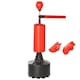 image 9 of HOMCOM Boxing Punch Bag Stand with Rotating Flexible Arm Speed Ball Waterable Base | Black | Black