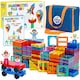 image 1 of Science Kidz 104 Piece Magnetic Tiles Set