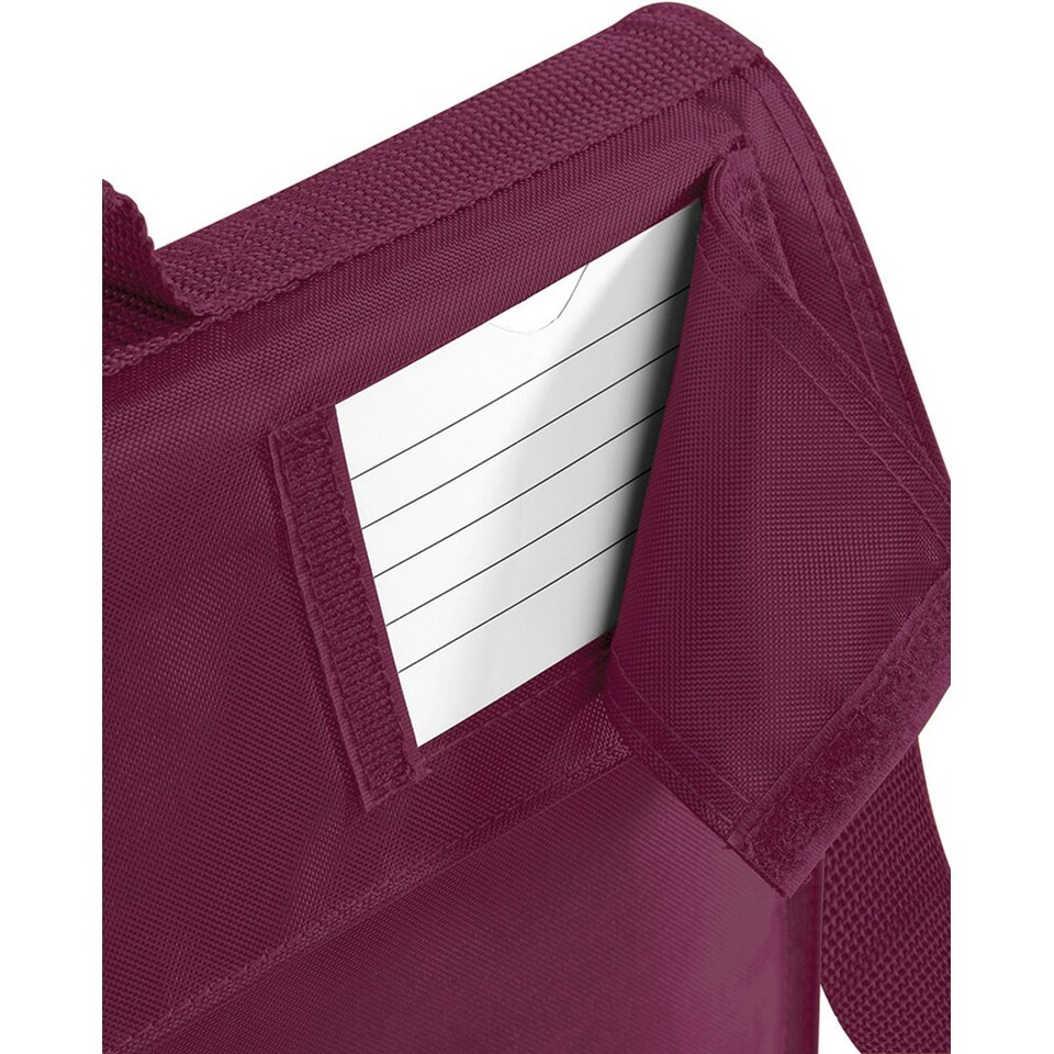image 1 of Quadra Junior Book Bag With Strap - Burgundy - One Size