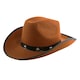 image 1 of Star Studded Cowboy Hat – Western Fancy Dress Accessory (Comes in Multiple Colours) Brown | One Size
