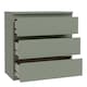 image 5 of Edmore 3 Drawer Chest in Sage Green