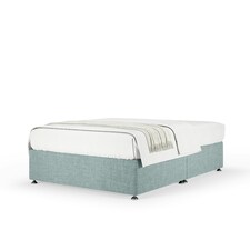 Ortho Classic Orthopaedic Duckegg Linen Divan Set Small Single