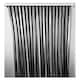 image 2 of Heavy Duty Bug Blind,Fly Blind,Strip Blind, Door Blind-STRIP BLIND - BLACK & SILVER (80cm wide-UK Standard door size) Black | Silver