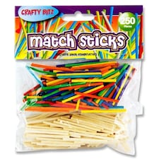 Bag of 250 Assorted Matchsticks by Crafty Bitz
