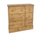 image 3 of Core Products Cotswold, 3+3 Drawer Wide Chest H77.3cm x W116.3cm x D40.5cm Brown