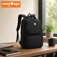 image 2 of Durable Laptop Backpack with Smart Organisation and Travel-Friendly Design - Black