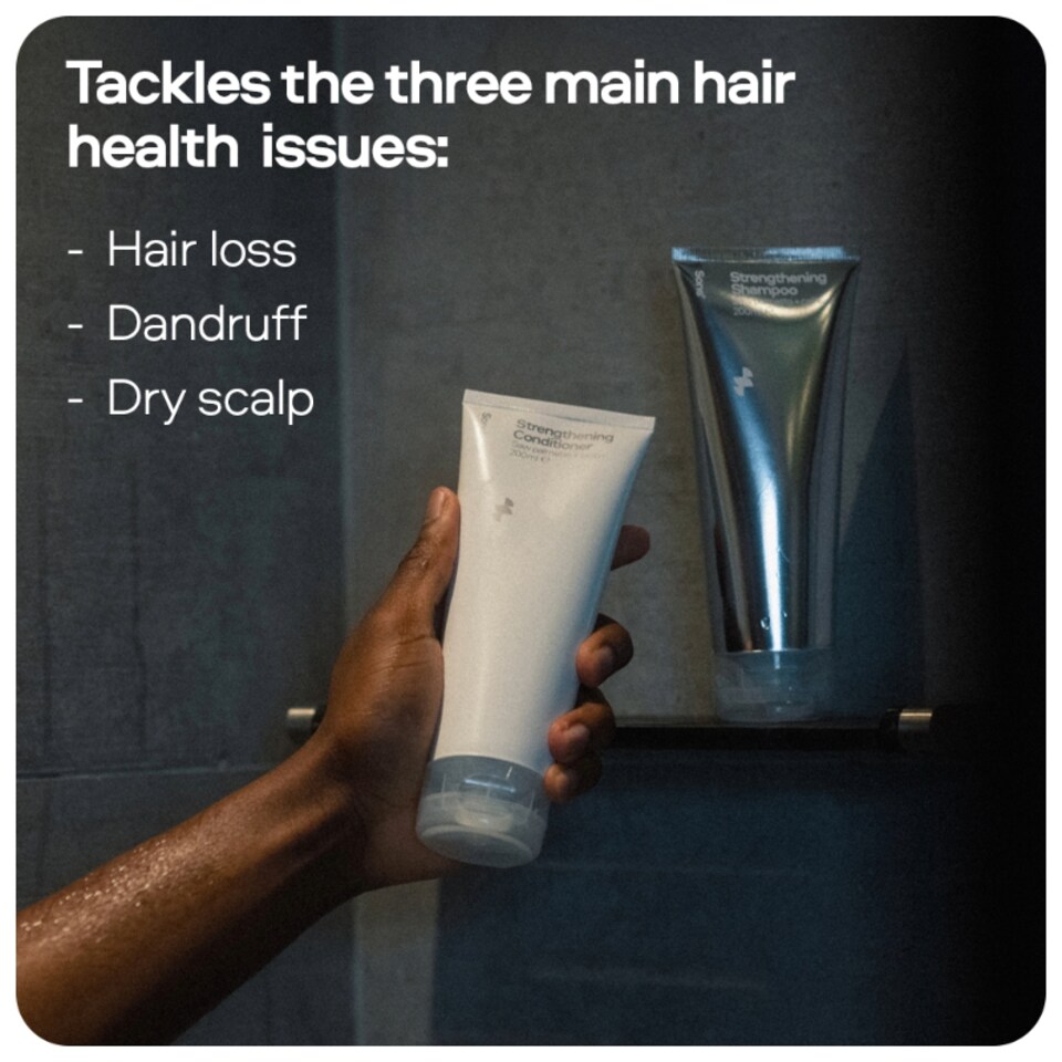 image 1 of Sons Strengthening Shampoo & Conditioner for Men (2x200ml), DHT-Blocking & Anti Dandruff Treatment