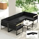 image 2 of Outsunny Replacement Cushions for Outdoor Furniture Garden Seat Cushion Pad 