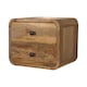 image 4 of Artisan Furniture Mini Curve Oakish Floating Bedside