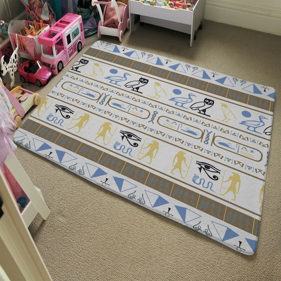image 1 of Heiroglyphs (Rug) Multi | Large: 140x200cm