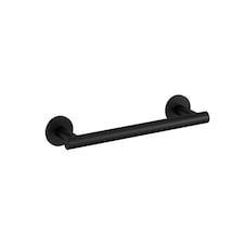 Cosmic Wall Mounted Towel Rack with Matte Black Finish for Bathroom 31 cm