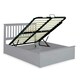 image 1 of Malmo Grey Wooden Ottoman Bed And Neptune Spring Mattress King Size N/A
